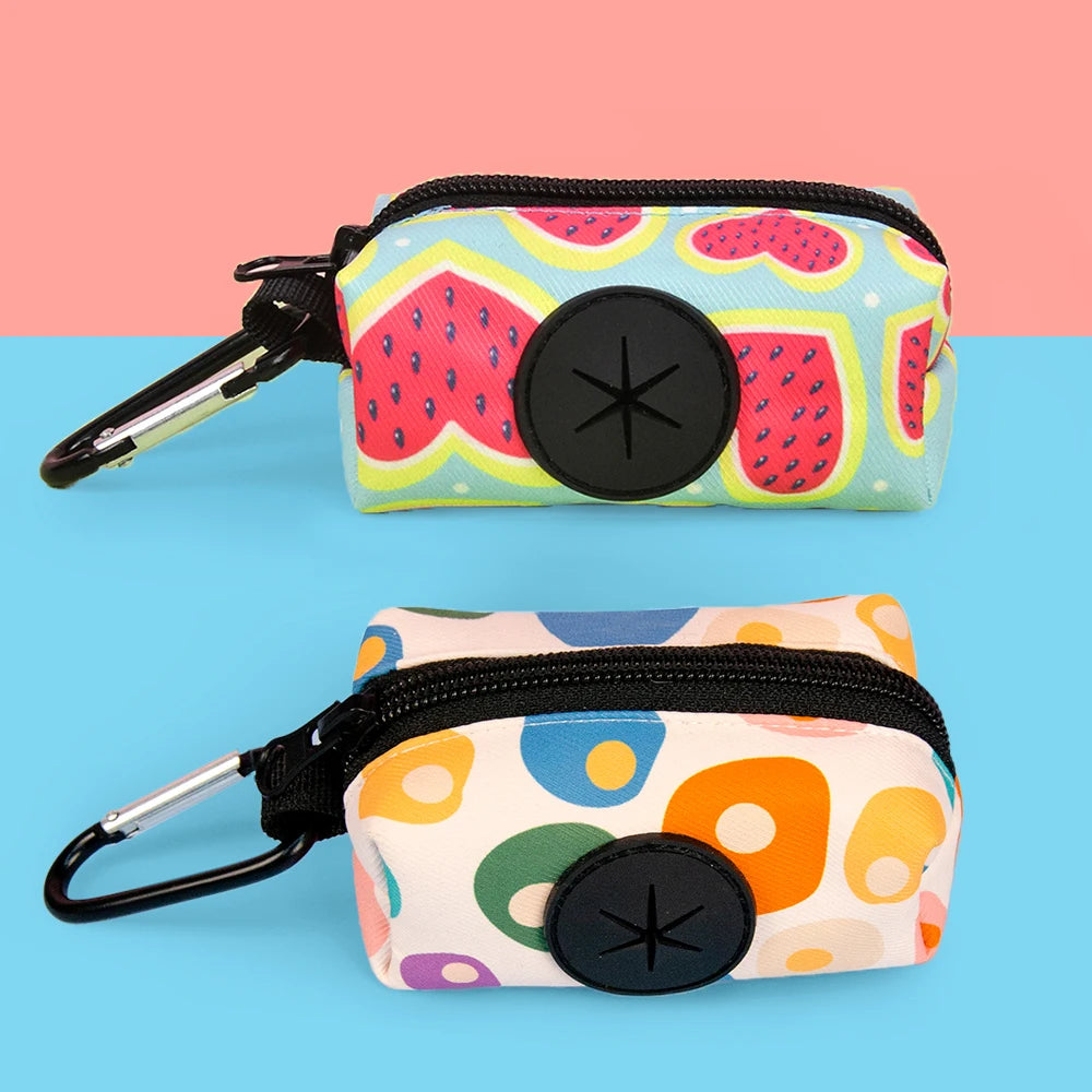 Dog Poop Bags with Cute Patterns — 1 or 2 Pack | Stylish Waste Bags for Daily Dog Walking