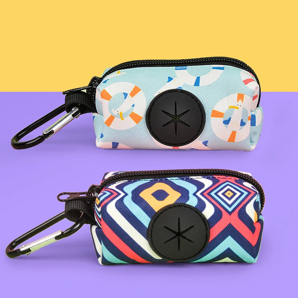 Dog Poop Bags with Cute Patterns — 1 or 2 Pack | Stylish Waste Bags for Daily Dog Walking