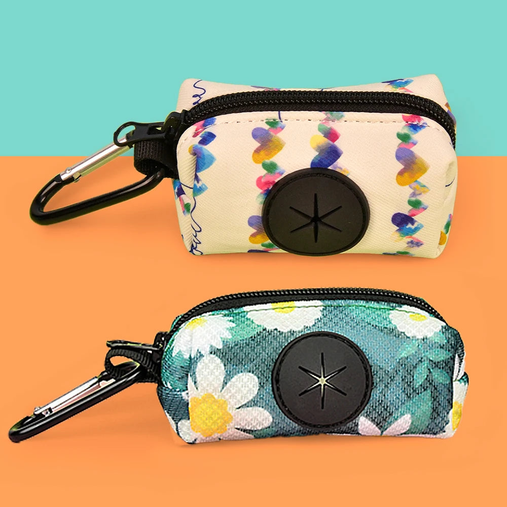 Dog Poop Bags with Cute Patterns — 1 or 2 Pack | Stylish Waste Bags for Daily Dog Walking