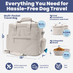 The Original Doggy Bag® Dog Travel Bag for Supplies (Personalize it!)