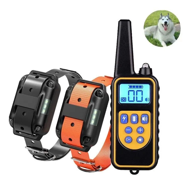 Remote Dog Training Collar – Waterproof, Rechargeable, 875-Yard Range