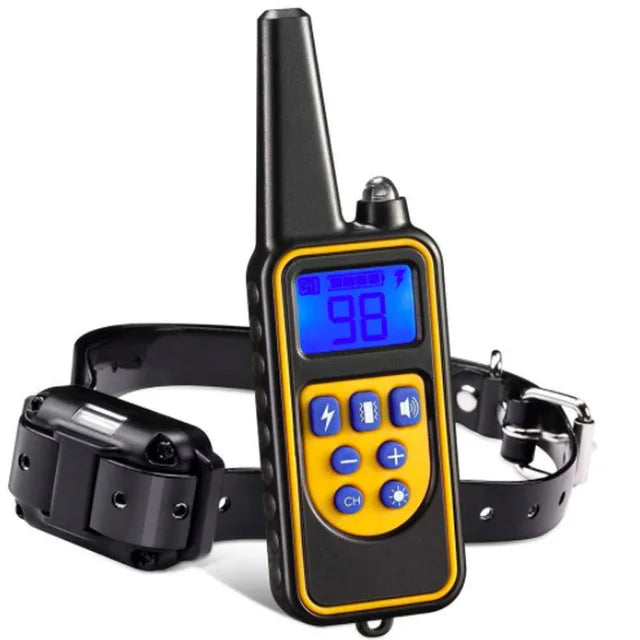Remote Dog Training Collar – Waterproof, Rechargeable, 875-Yard Range