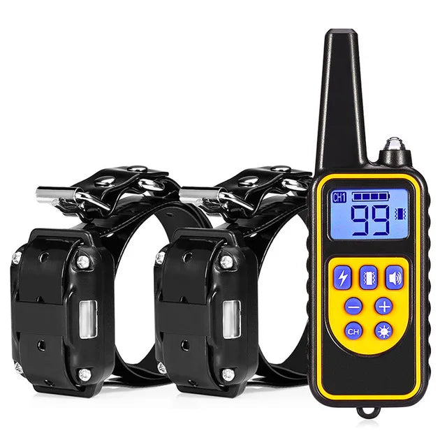Remote Dog Training Collar – Waterproof, Rechargeable, 875-Yard Range