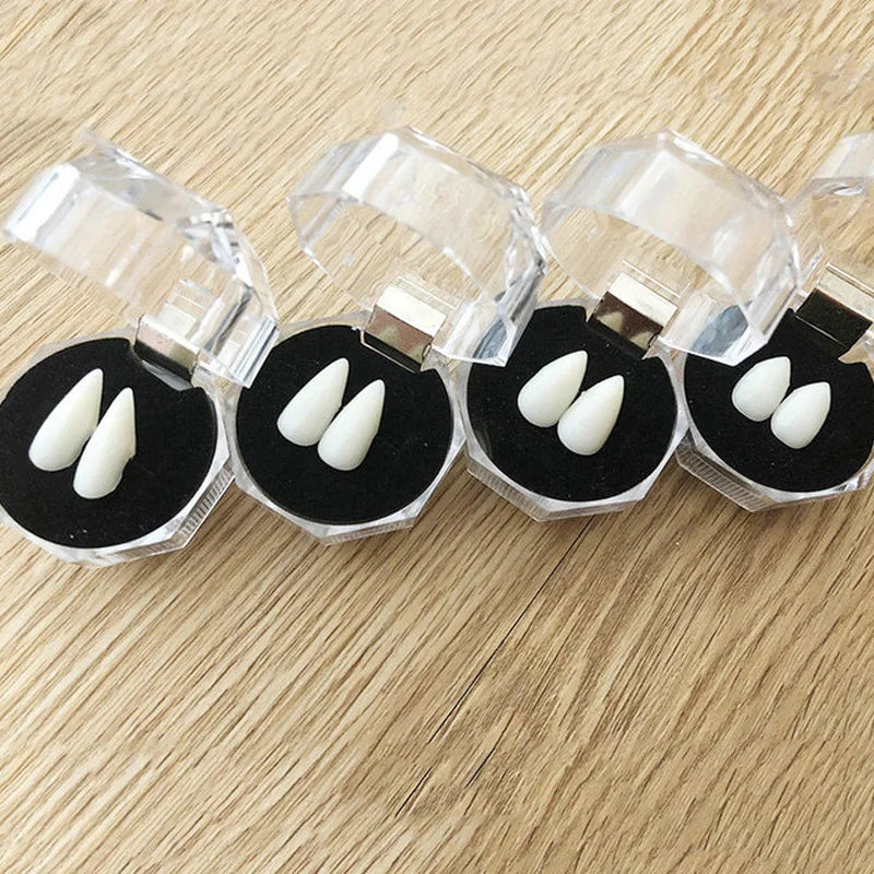 Vampire Fang Dentures & Halloween Costume Props