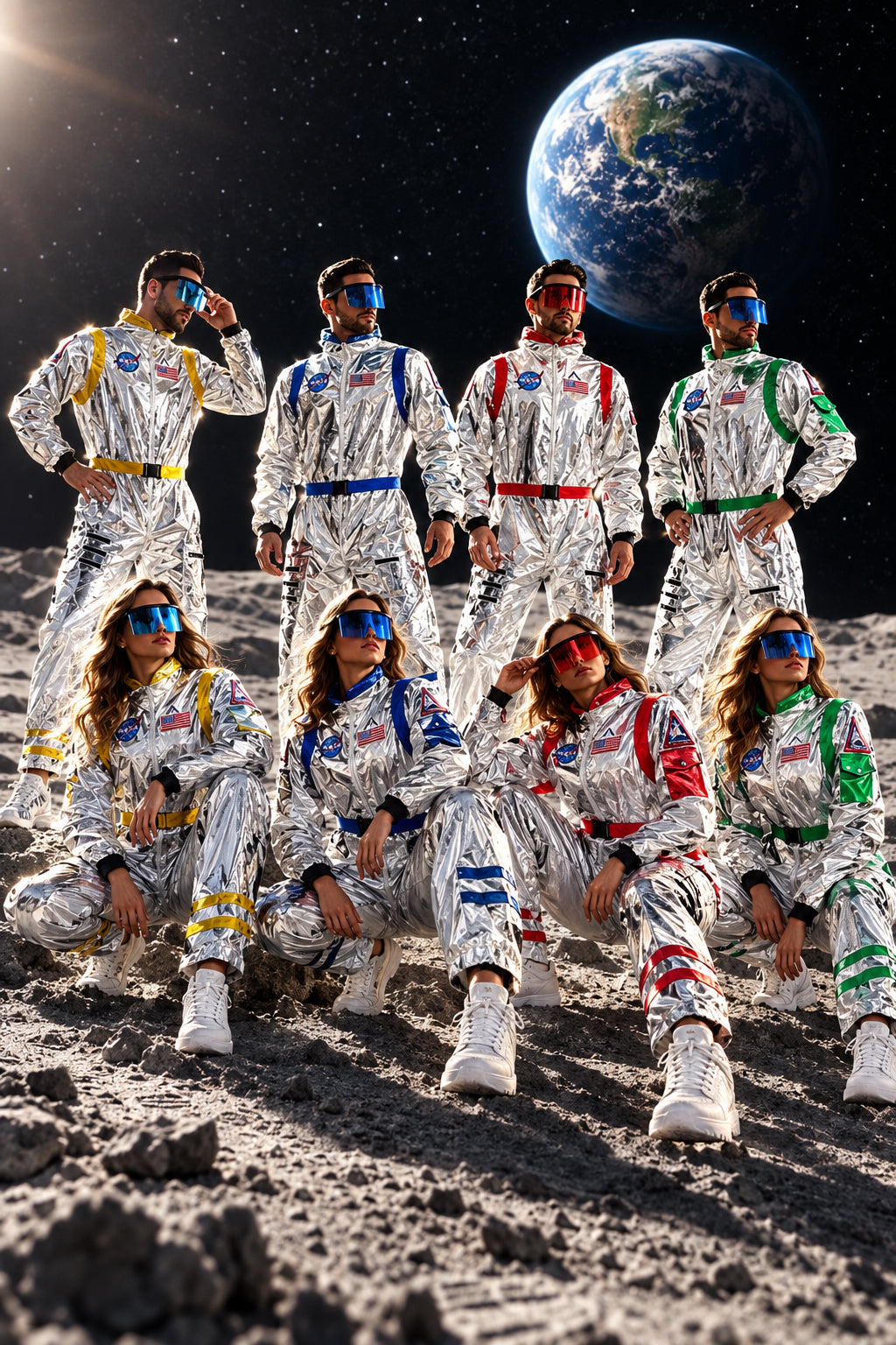 Astronaut Space Suit Costume – Adult Unisex Halloween & Cosplay Jumpsuit