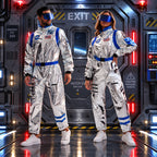 Astronaut Space Suit Costume – Adult Unisex Halloween & Cosplay Jumpsuit
