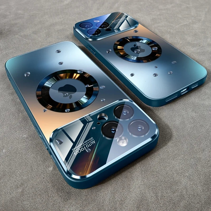 Luxury Glass MagSafe iPhone Case