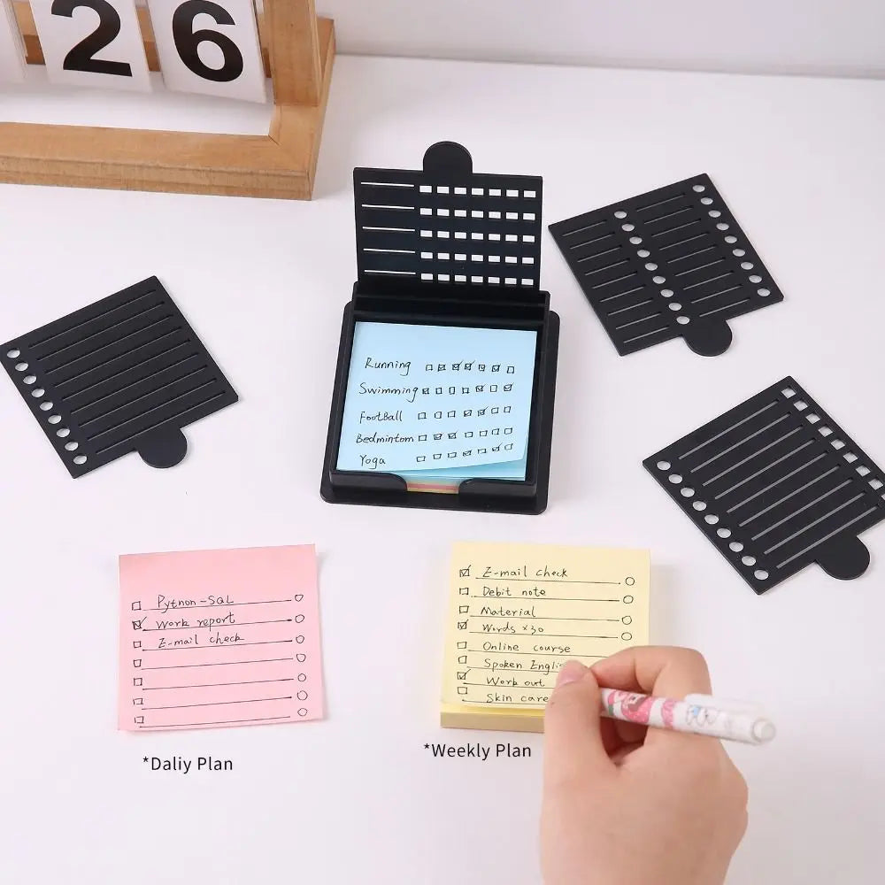 Sticky Note Organizer & Dispenser with Templates