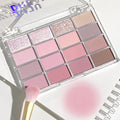 16-Color Earth Tone Eyeshadow Palette – Matte & Shimmer