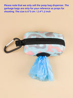 Dog Poop Bags with Cute Patterns — 1 or 2 Pack | Stylish Waste Bags for Daily Dog Walking