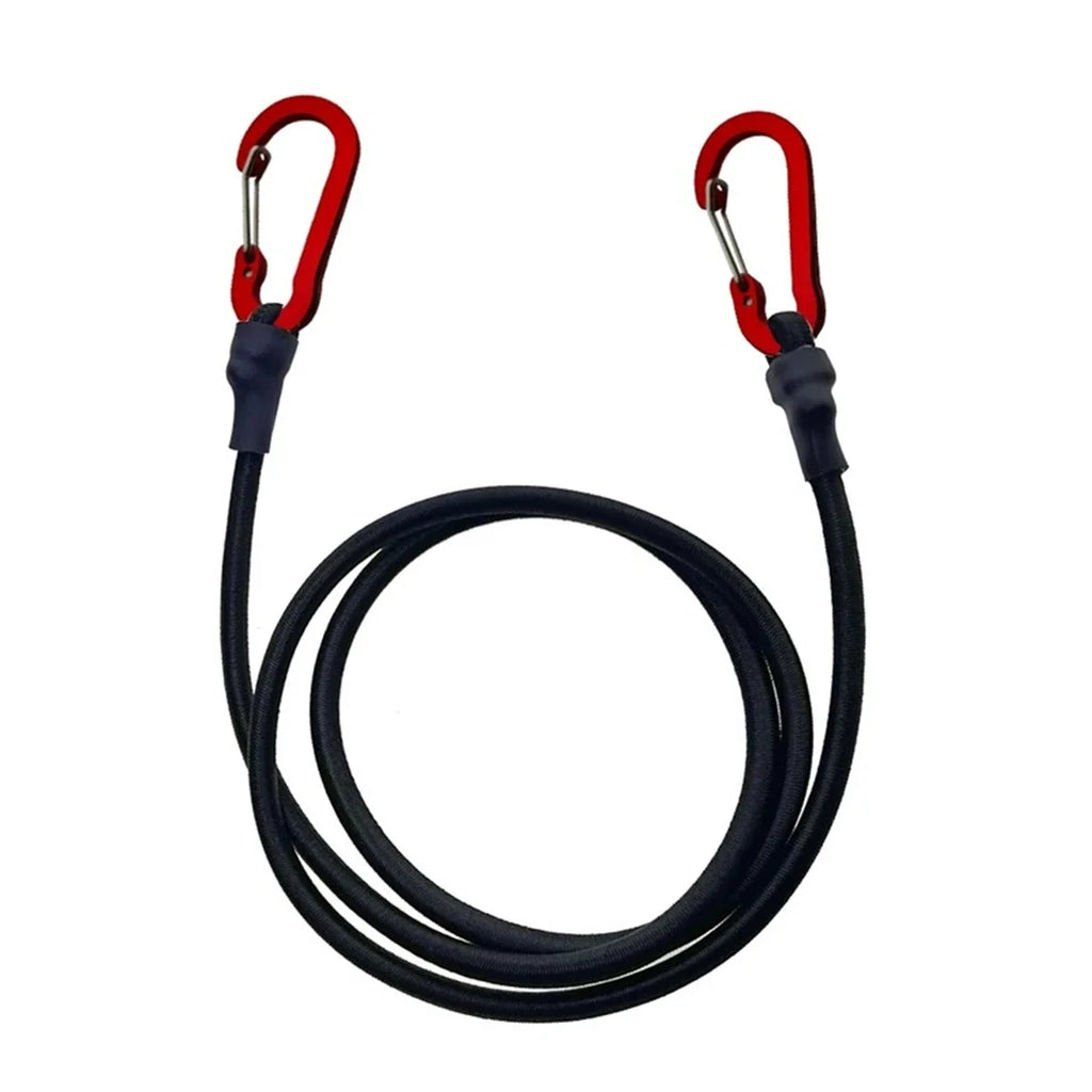 Heavy Duty Bungee Cord with Carabiner Hooks – Elastic Tie-Down Strap for Camping, Cycling & Kayak