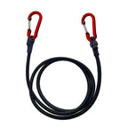 Heavy Duty Bungee Cord with Carabiner Hooks – Elastic Tie-Down Strap for Camping, Cycling & Kayak