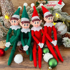 Christmas Elf Plush Doll – Festive Holiday Decoration & Ornament