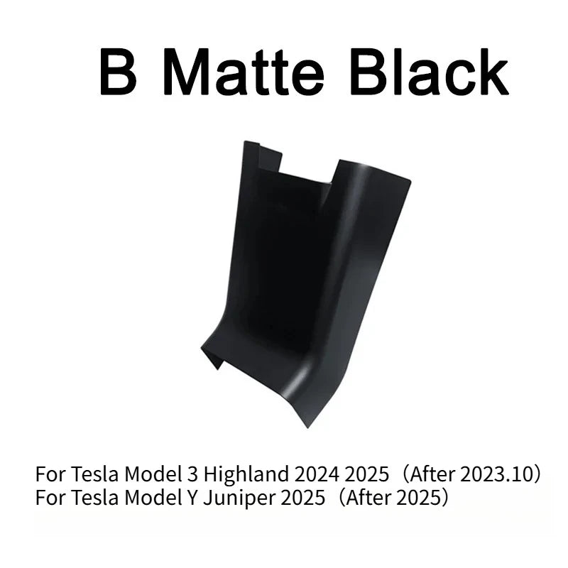 Rear Screen Cover & Back Air Vent Trim for Tesla Model Y Juniper & Model 3 Highland (2024–2026)