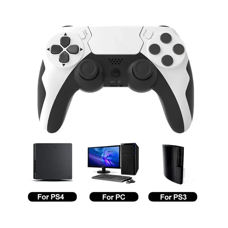 GAMINJA P48 Wireless Gamepad | Six-Axis Gyroscope Controller for PS4, PS3 & PC