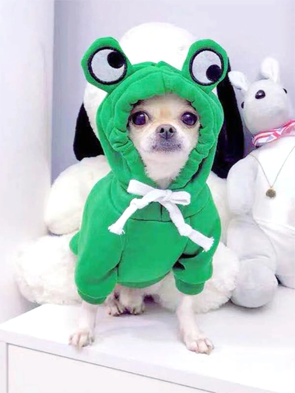 Cute Frog Pet Sweater for Small & Medium Dogs