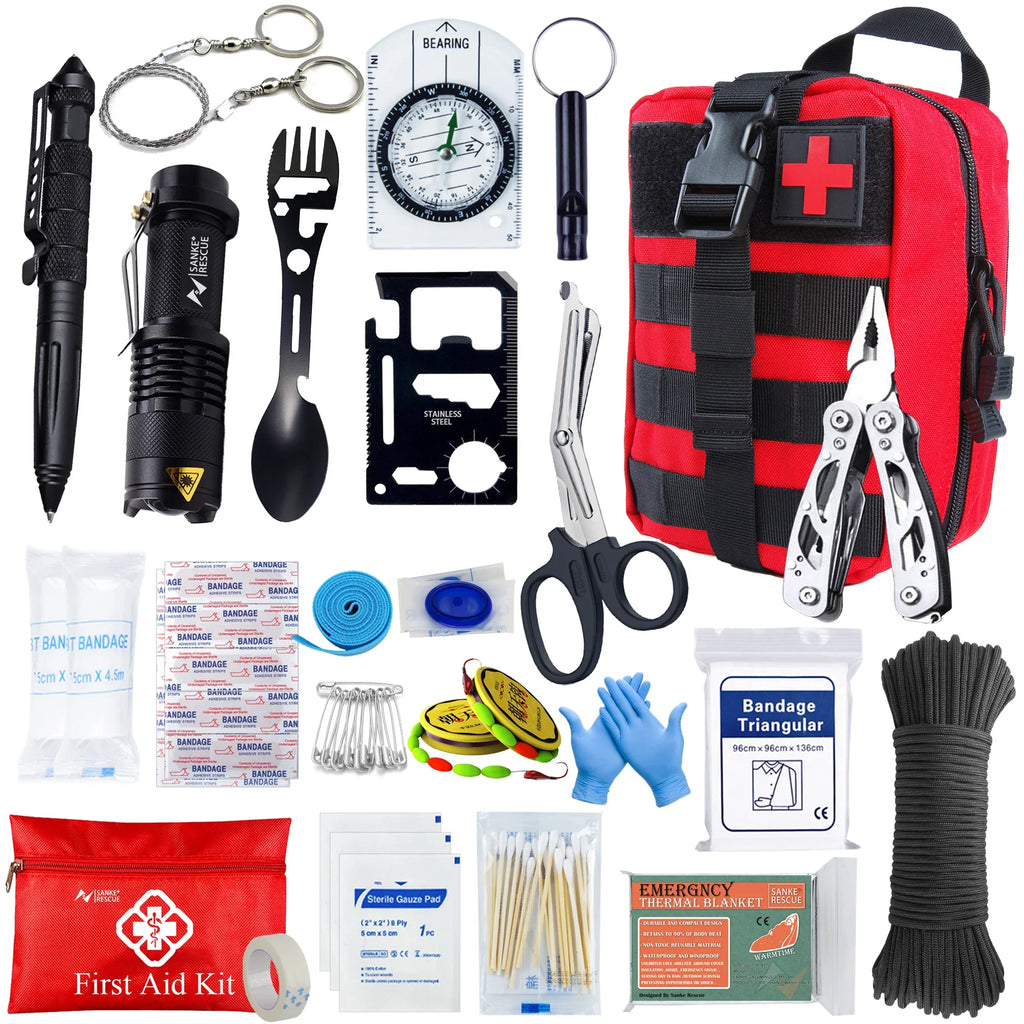 Tactical First Aid Kit – EDC Survival IFAK Pouch