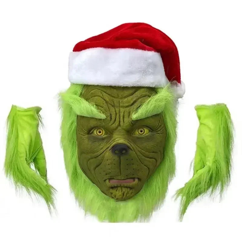 Grinch Christmas Costume – Ugly Green Monster Cosplay Set