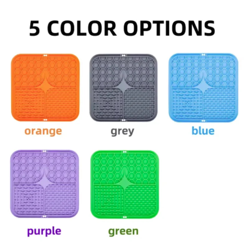 1, 2 or 5pcs Silicone Dog Lick Mat