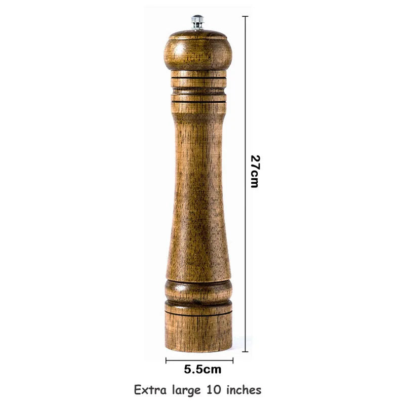 5",  8",  10" Solid Wood Salt and Pepper Grinder