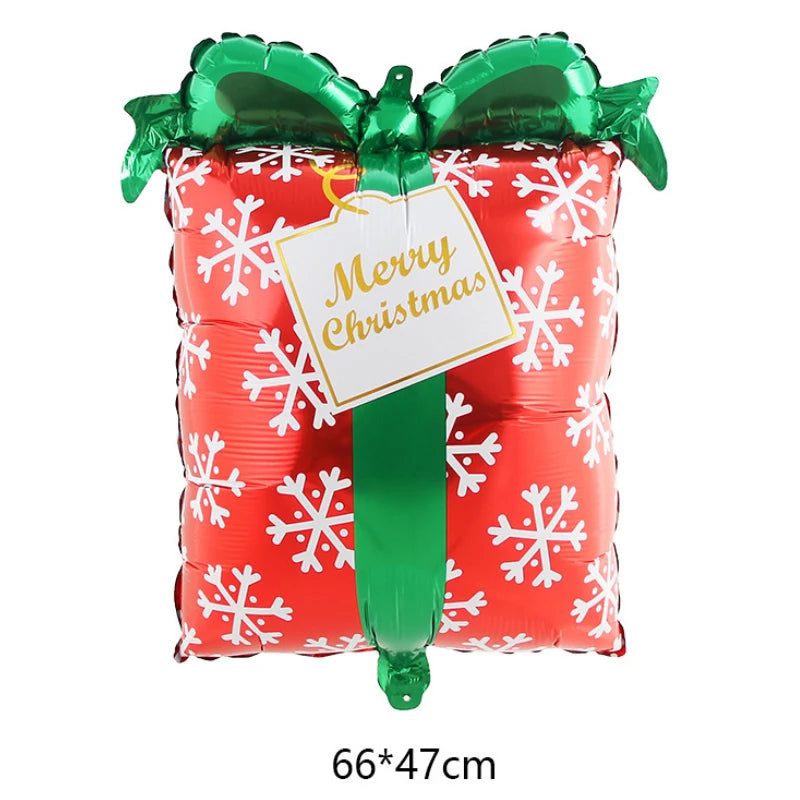 Giant Christmas Foil Balloons – Santa, Tree, Elk, Penguin & More Holiday Character Balloons