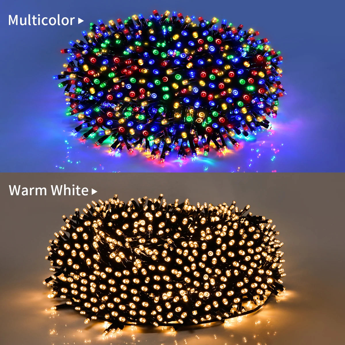 Christmas LED String Lights – Outdoor Waterproof Fairy Lights for Garden, Tree & Party Decoration (10M–100M)