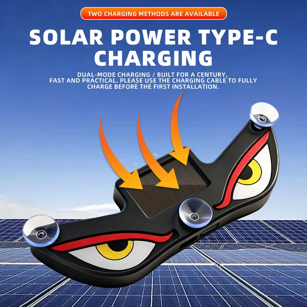 Solar Powered Car Eyes