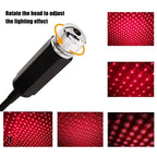 Mini Star Galaxy Projector Light – USB Car Roof & Ceiling Night Lamp
