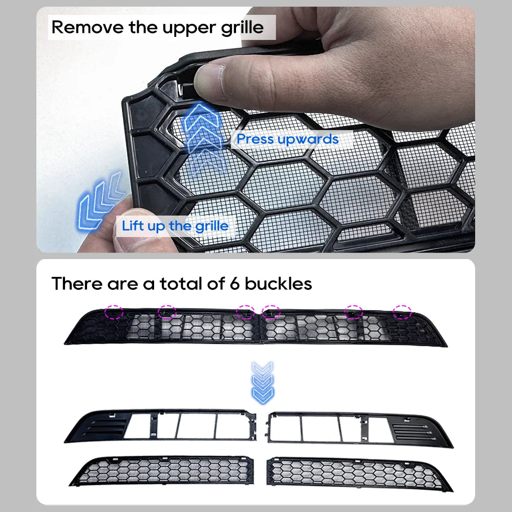 Anti-Insect Grille Net & Air Inlet Dust Cover for Tesla Model Y & Y Juniper 2026