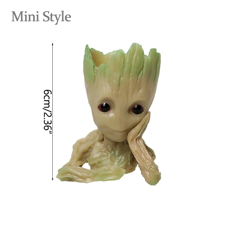 Groot Figurine Desktop Ornament | Cartoon Tree Man Miniature Decor