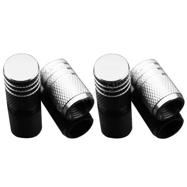 Aluminum Alloy Tire Valve Stem Caps – Universal Set of 4 for Car & SUV