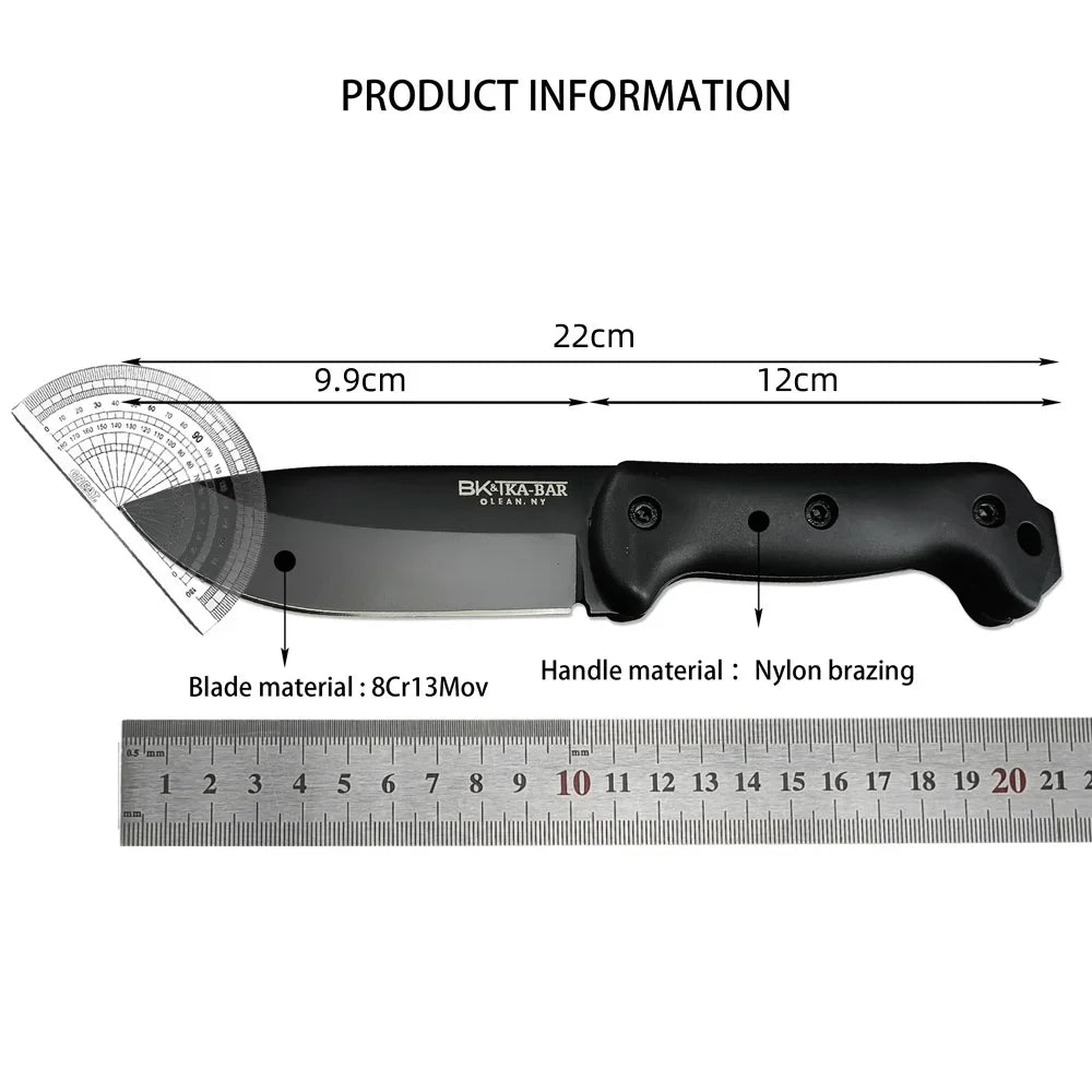 Camping + Hunting Fixed Blade Knife