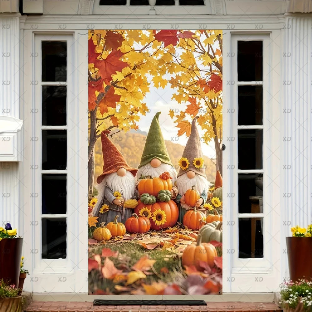Fall Thanksgiving Harvest Party Backdrop Banner