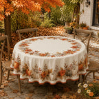 Circular Tablecloth – Autumn, Harvest, Thanksgiving & Halloween