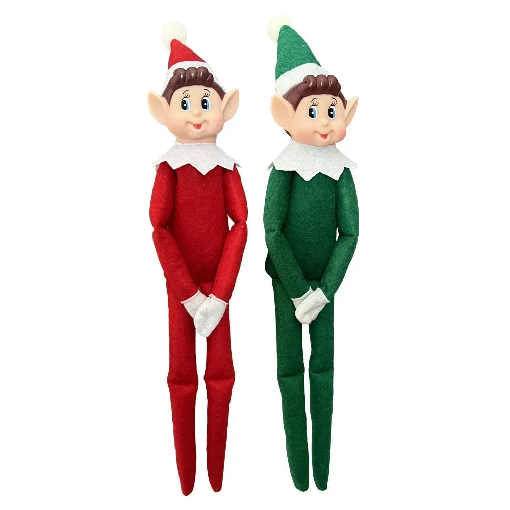 Christmas Elf Plush Doll – Festive Holiday Decoration & Ornament