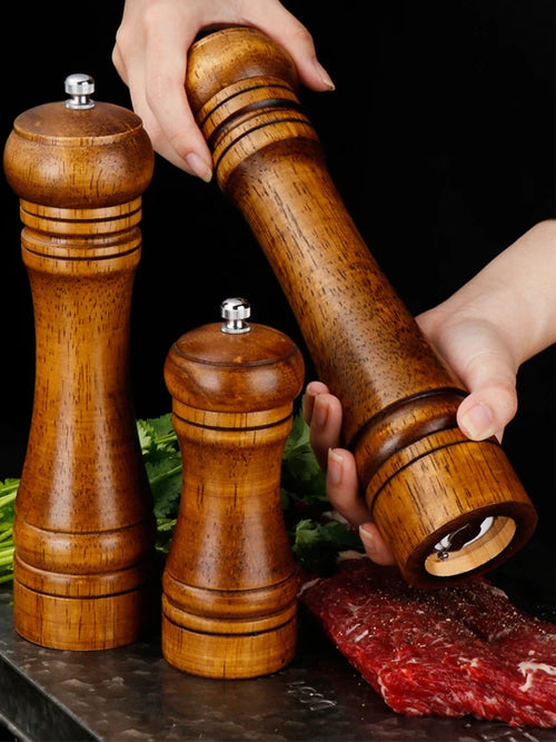 5",  8",  10" Solid Wood Salt and Pepper Grinder