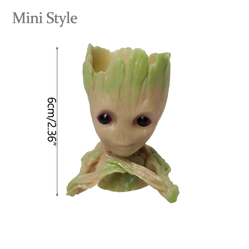 Groot Figurine Desktop Ornament | Cartoon Tree Man Miniature Decor