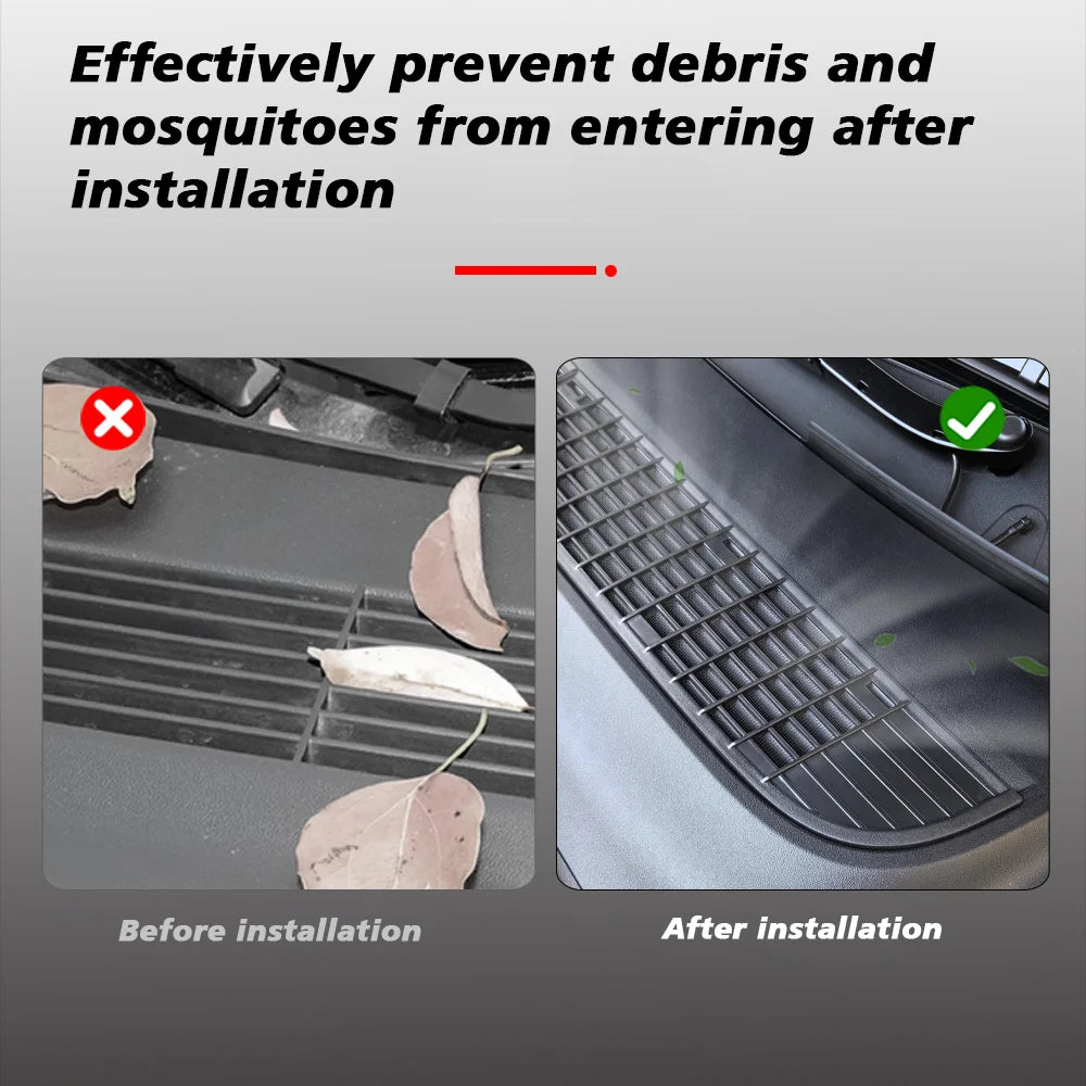 Anti-Insect Grille Net & Air Inlet Dust Cover for Tesla Model Y & Y Juniper 2026