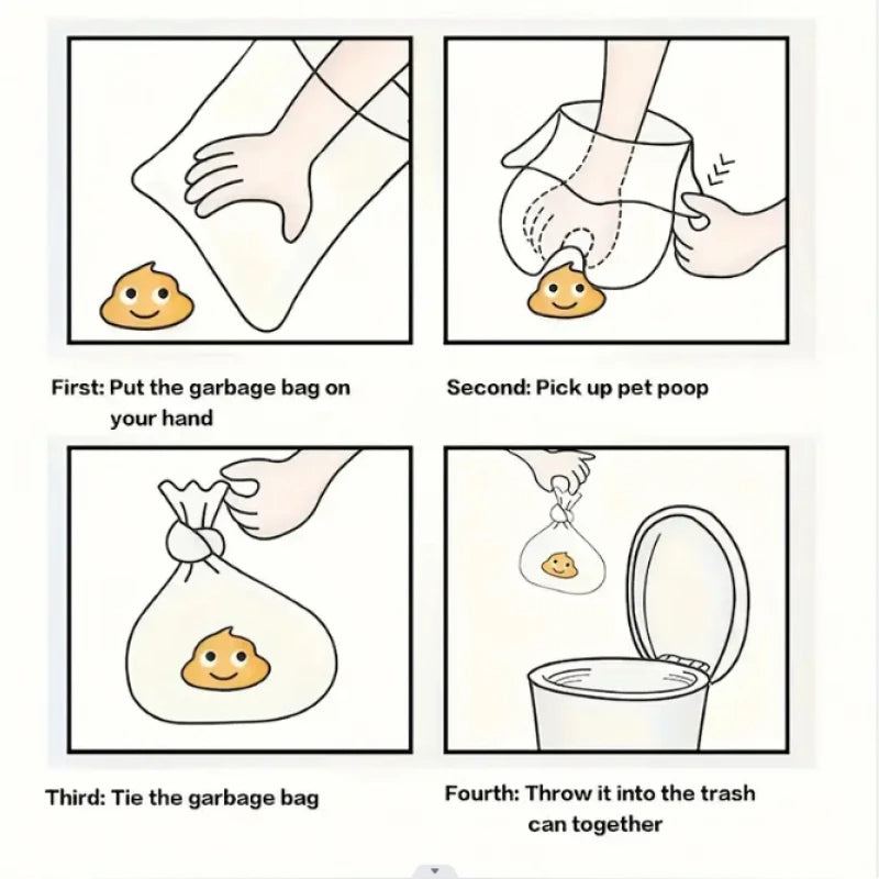 Thickened Pet Waste Bags – Polypropylene Dog & Cat Poop Bags