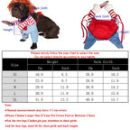 Halloween Cosplay Jumpsuit for Cats & Small Dogs – Soft Printed Costume