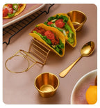 Stainless Steel Taco Holder Set