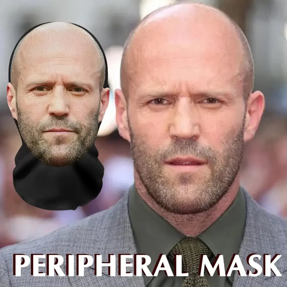 3D Elastic Realistic Celebrity Mask — Full Face Cosplay Balaclava
