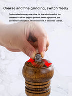 5",  8",  10" Solid Wood Salt and Pepper Grinder
