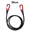 Heavy Duty Bungee Cord with Carabiner Hooks – Elastic Tie-Down Strap for Camping, Cycling & Kayak