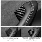 Carbon Fiber Door Switch Button Anti-Scratch Trim for Tesla Model 3 (2024+) & Model Y (2025+)
