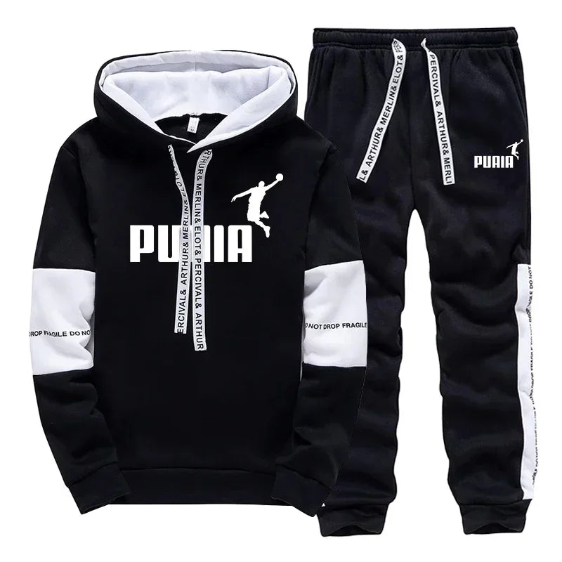 Men's Tracksuit Hoodie & Pants Set