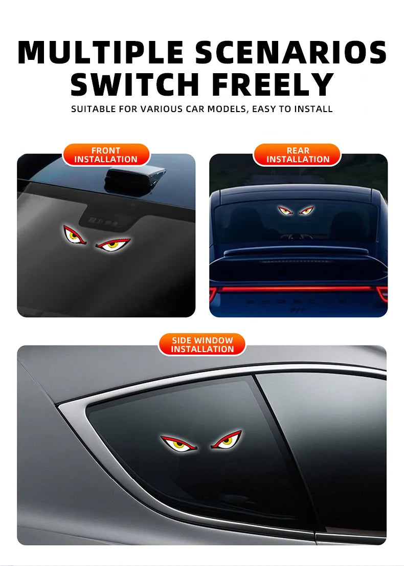 Solar Powered Car Eyes