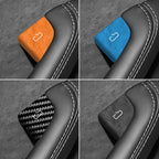 Carbon Fiber Door Switch Button Anti-Scratch Trim for Tesla Model 3 (2024+) & Model Y (2025+)