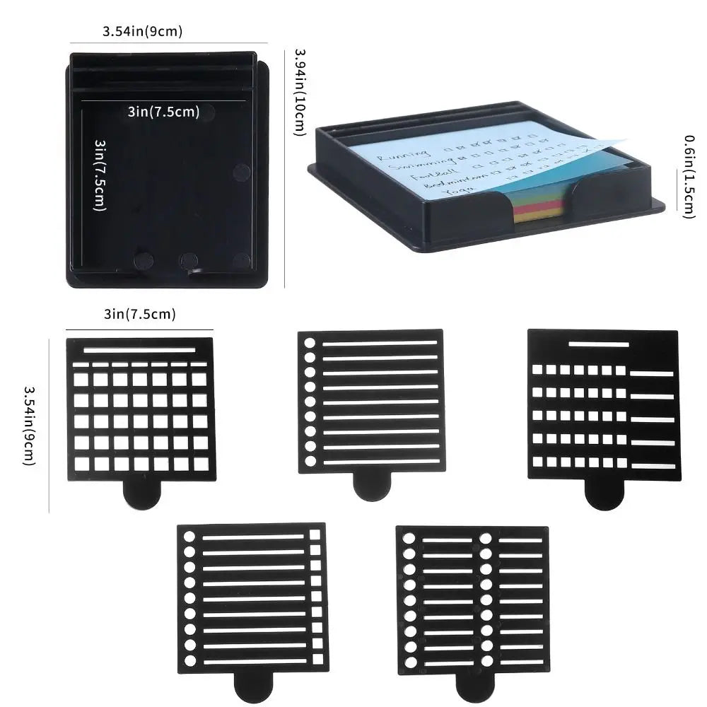Sticky Note Organizer & Dispenser with Templates
