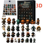 Halloween Advent Calendar 2026 – 31 Nights of Fright with 3D Mini Spooky Figurines